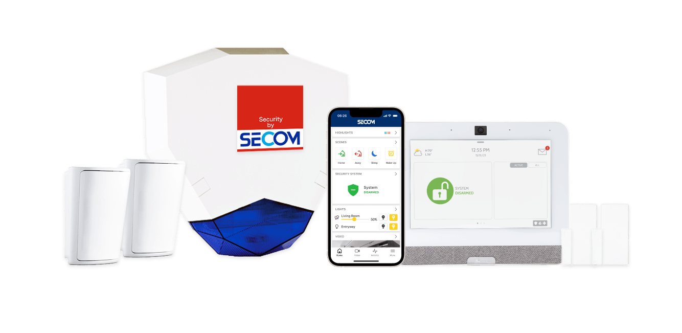 Secom PLC - Monitored alarm kit